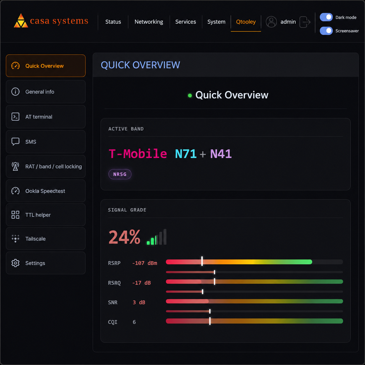 5G Chester Direct Connect Mini 📶 - POE Standalone Modem - Web UI - Tailscale Ready